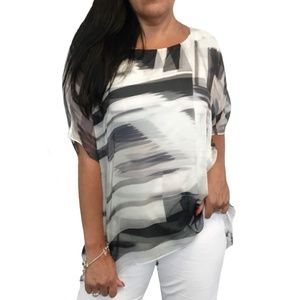 🌹 Chiffon Batwing Sleeve Blouse 🛍